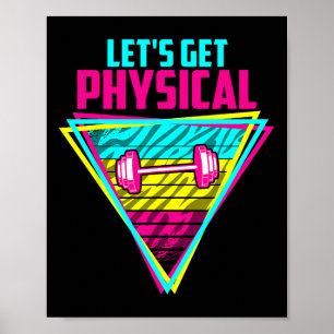Poster Attractions physiques - Fitness Fitness 80's