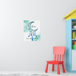 Poster Attrape-rêves personnalisé pour enfant