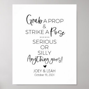 Poster Attrapez une attaque à la main un poteau Photo Boo