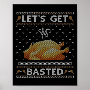 Poster Attrapons la Turquie bastée Vibes de chute laid Th