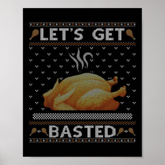 Poster Attrapons la Turquie bastée Vibes de chute laid Th