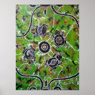 Poster Au Bord De L'Étang