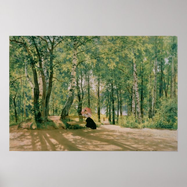 Poster Au chalet d'été, 1894 (Devant)