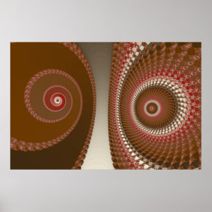Poster au chocolat trop