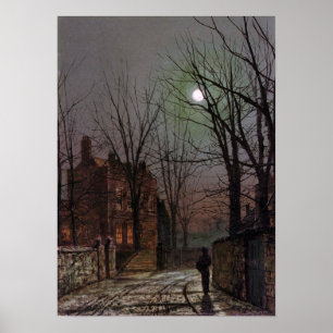 Poster Au Clair De Lune