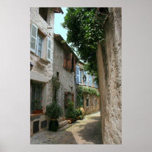 Poster Au coin de la rue