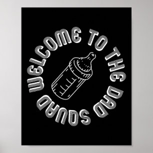 Poster Au Dad Squad Nouveaux papas Première fête des père