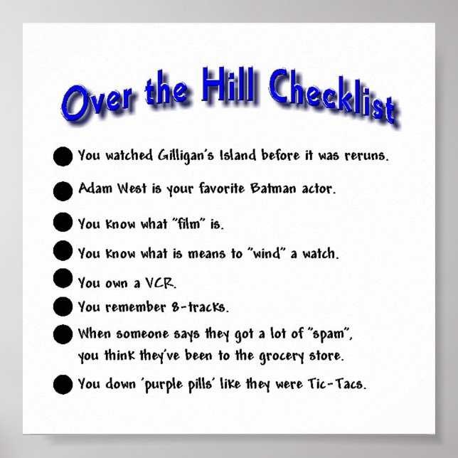 Poster Au-dessus de la colline (Devant)