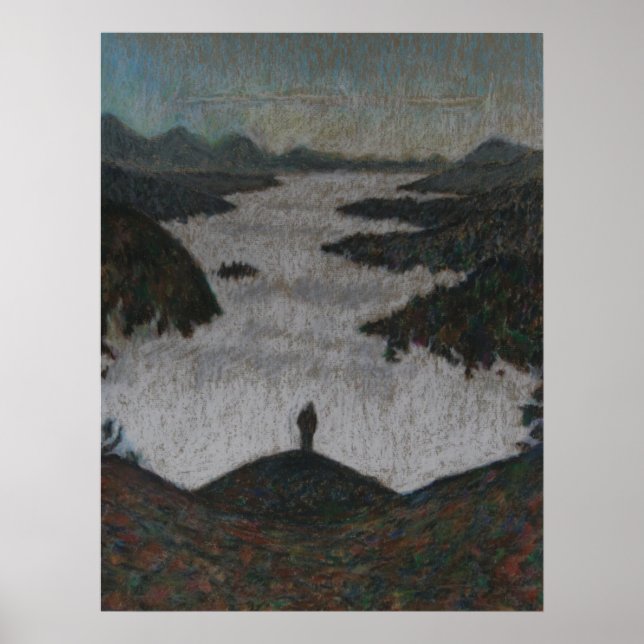 Poster Au-dessus du brouillard (Devant)