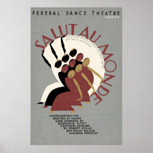 Poster Au Monde de Salut