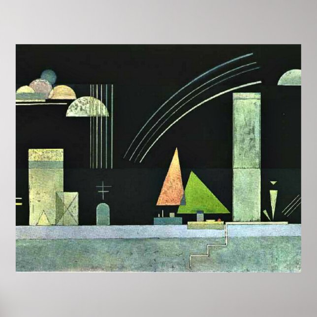 Poster Au repos par Kandinsky (Devant)