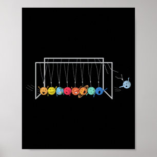 Poster Au revoir Pluton Drôle T Shirt Planètes du Système