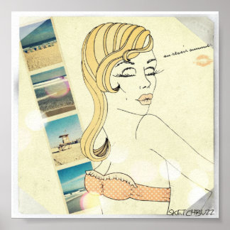 Poster Au Revoir Summer Mini