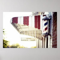 Au salon de coiffure {poster}