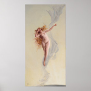 Poster Aube de Luis Ricardo Falero