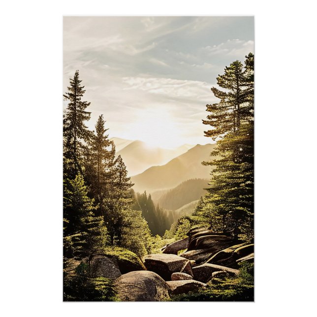 Poster Aube de tranquillité (Devant)