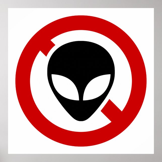 POSTER AUCUN ALIEN (Devant)