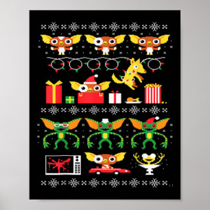 Poster Aucun Cookies Après Minuit Bonne Nouvel An Drôle X