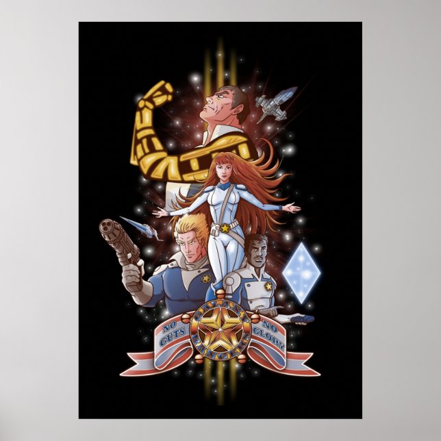 POSTER AUCUN GUIDE AUCUNE GLOIRE (Devant)