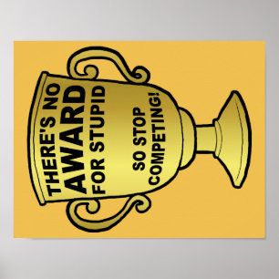 Poster Aucun Prix Pour L'Imbécile Drôle De L'Affiche