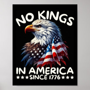 Poster Aucun Rois En Amérique Depuis 1776 Nous Le Peuple