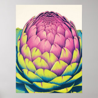 Poster Audacieux Artichoke Beauty