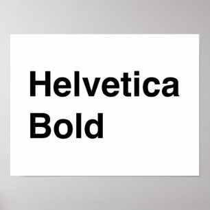 Poster Audacieux helvetica