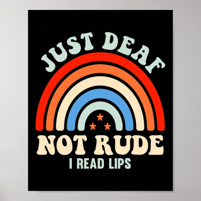 Poster Audience Malentendante Sourde SSA Langue Des Signe (Devant)