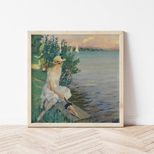 Poster Auf der Seemauer   Edward Cucuel