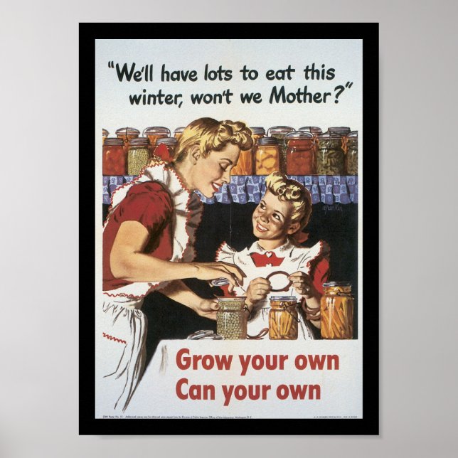 Poster Augmentez votre alimentation Guerre mondiale 2 (Devant)