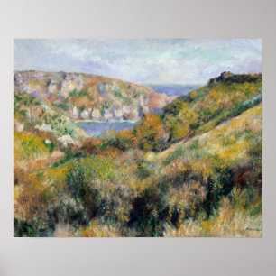 Poster Auguste Renoir - Collines autour de la baie