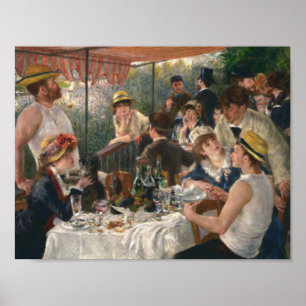 Poster Auguste Renoir - Déjeuner de la fête nautique