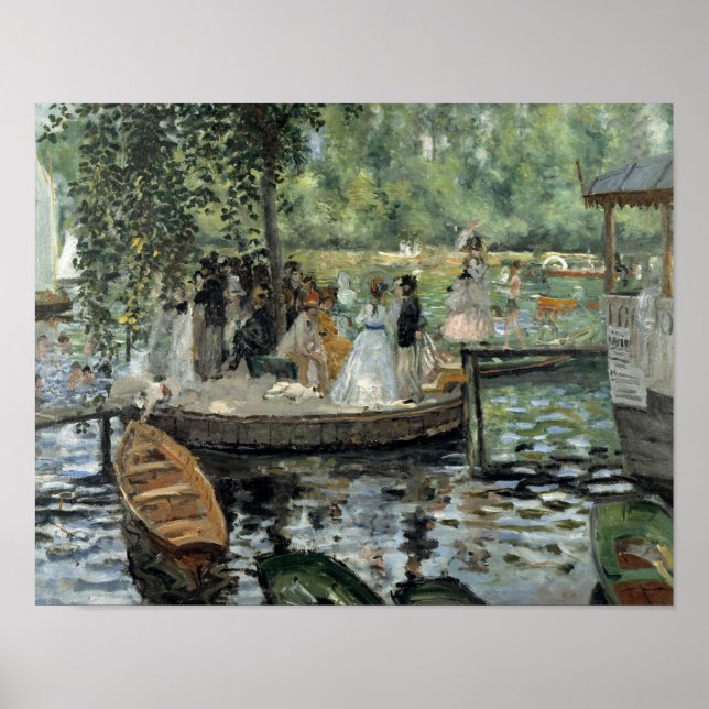 Poster Auguste Renoir - La Grenouillère (Devant)