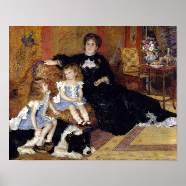 Poster Auguste Renoir Madame Georges Charpentier (Devant)