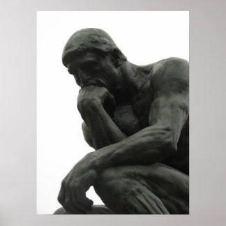 Poster Auguste Rodin Le Pensieve