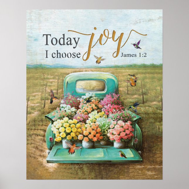 Poster Aujourd'hui, je choisis Joy Hummingbird (Devant)
