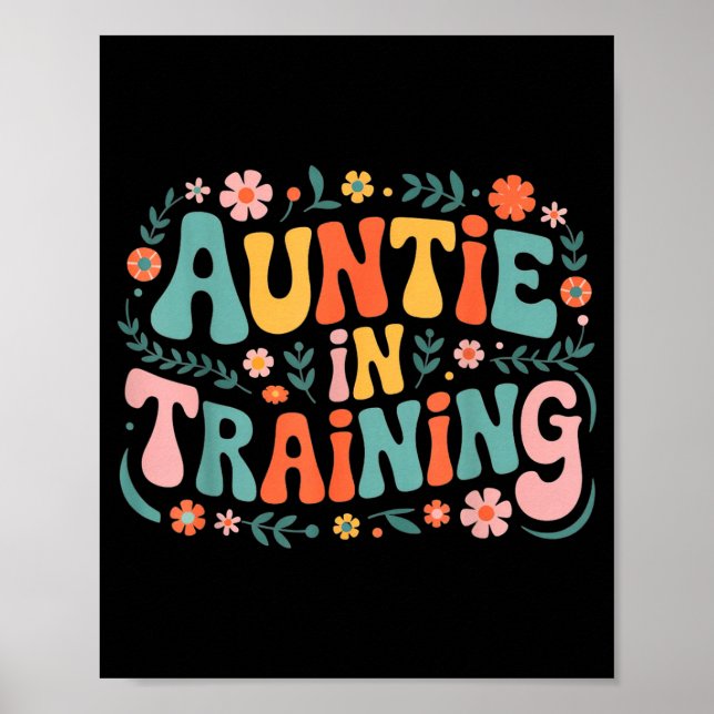 Poster Auntie In Training Aun For Hostal Labor Nephew  (Devant)