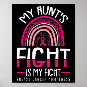 Poster Aunts Combattre Est Ma Lutte Contre Le Cancer Du S