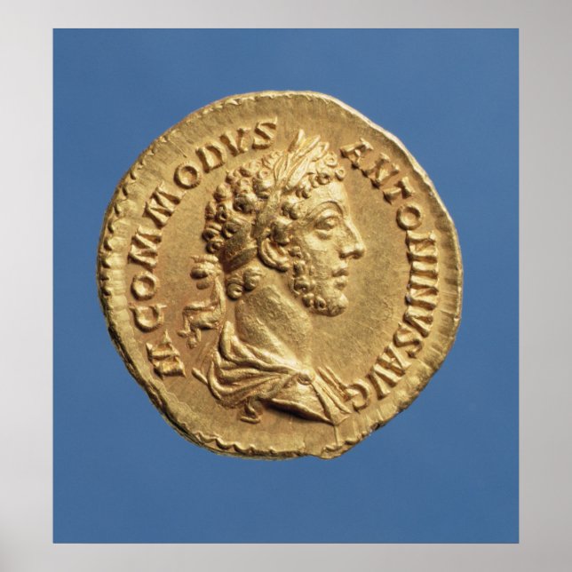 Poster Aureus buste de Commodus (Devant)