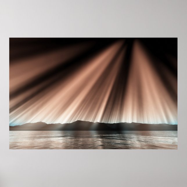 Poster Aurora à la surface (Devant)