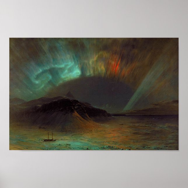 Poster Aurora Borealis (Devant)