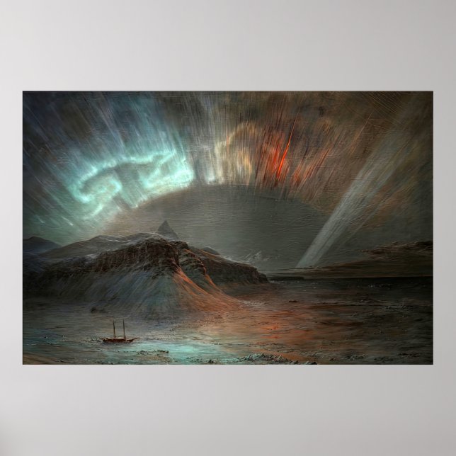 Poster Aurora Borealis (Devant)
