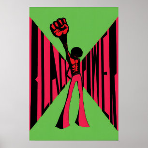 Poster aus den 1970ern - Schwarze Macht