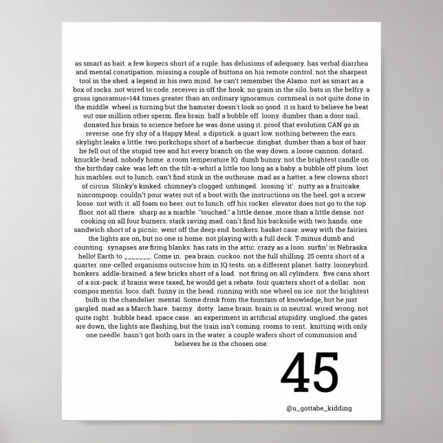 Poster Aussi intelligent que l'appât 45 (Devant)
