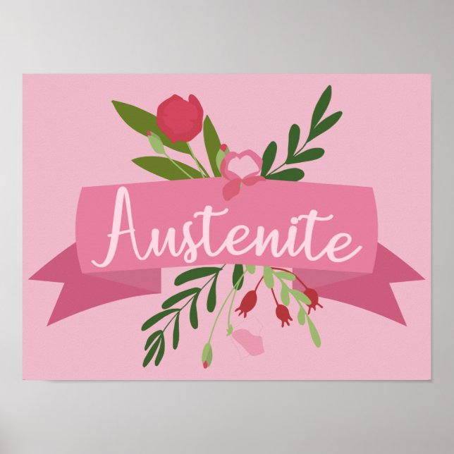 Poster Austenite II (Devant)