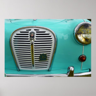 Poster Austin A 35. Voiture britannique vintage