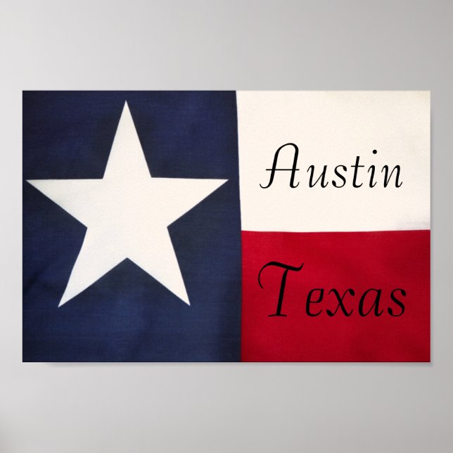 Poster Austin Texas (Devant)
