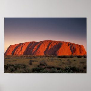 Poster Australia, Uluru National Park. Uluru or