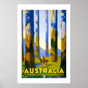 Poster Australia Vintage Travel