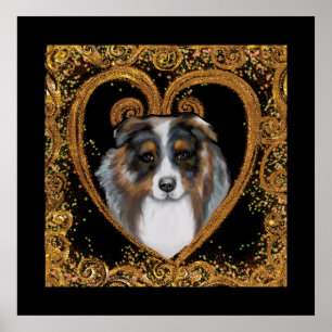 Poster Australian Shepherd  